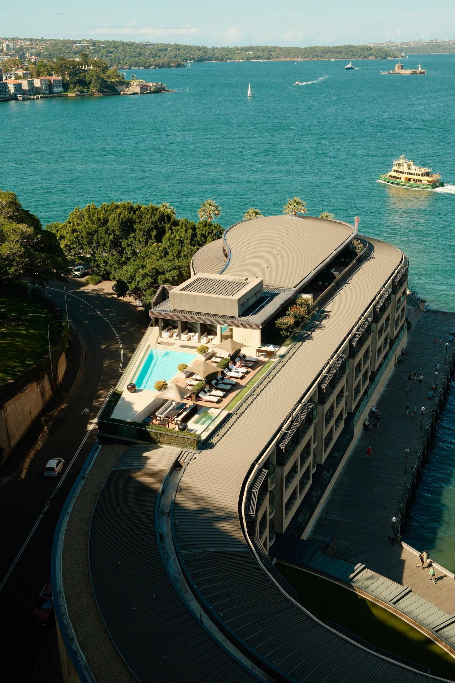 Harbour views near hotel
