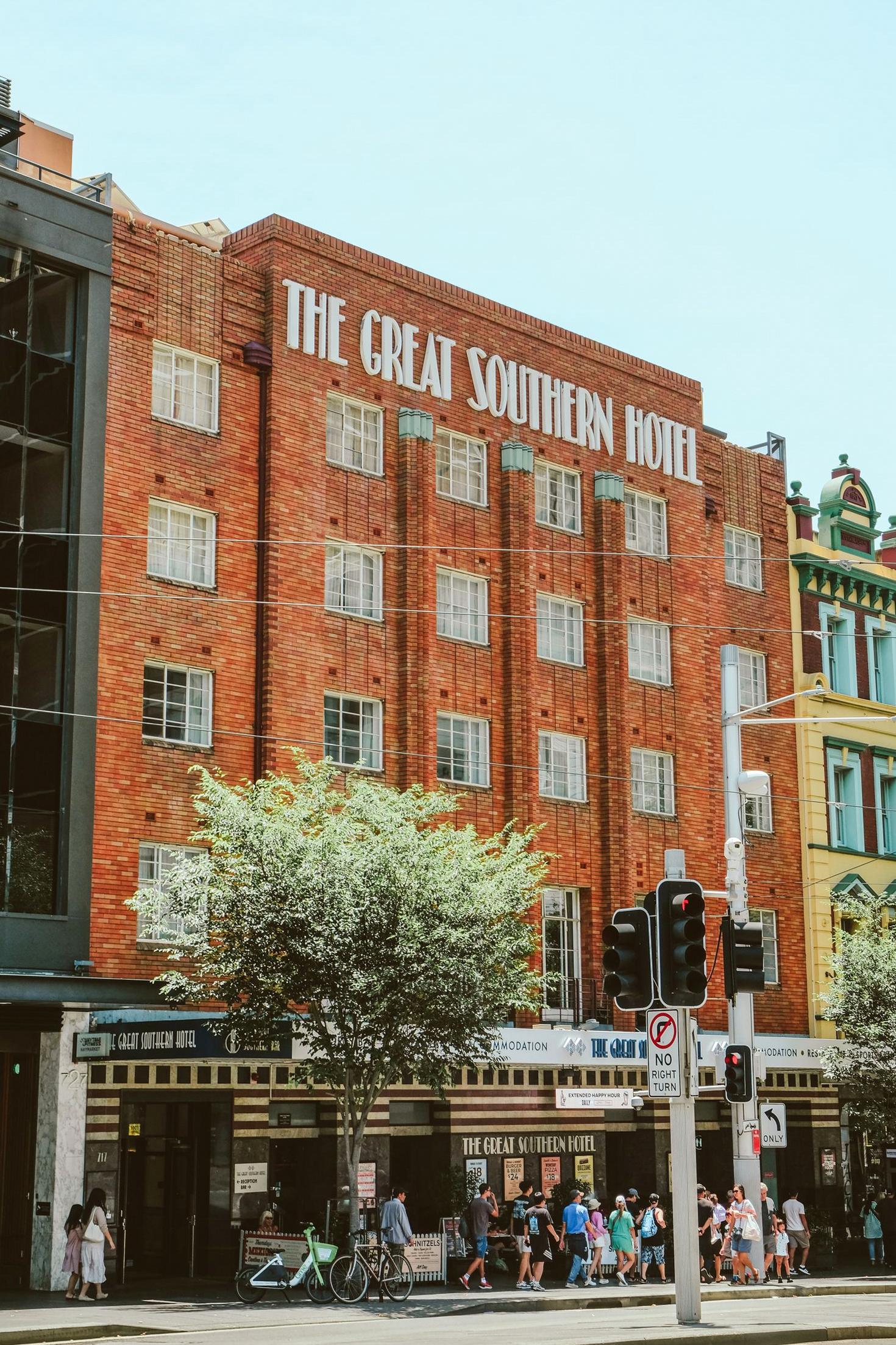 Historic Haymarket architecture nearby